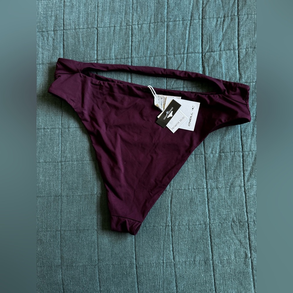 O’Neill Women’s Dark Red Cheeky‎ Bikini Bottom Size XL New - Picture 3 of 13